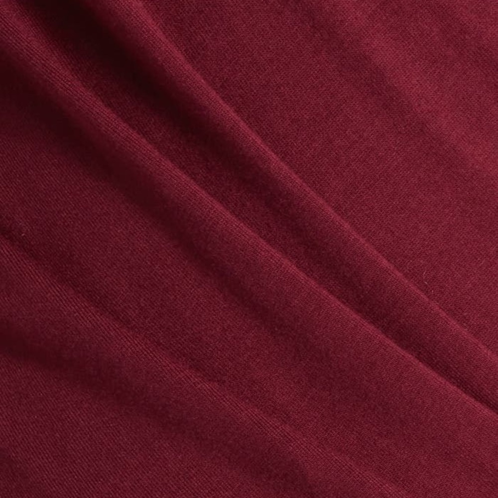 Loveappella Elegant Burgundy Faux Tie Wrap Top Size Small New WOT - Picture 6 of 9